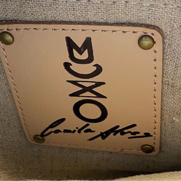 Camila Alcestis MUXO Leather Fringe Front Boho Saddle Bag Style Purse - Picture 3 of 16